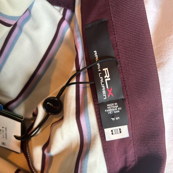 NWT RLX Ralph Lauren Women Striped Sleeveless Zip Airflow Polo Golf Dress Size S - Picture 12 of 13